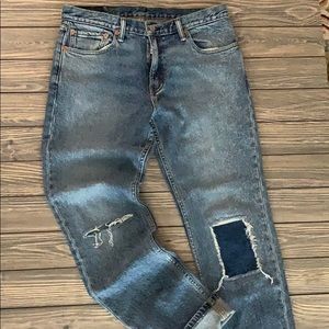 LEVI vintage high rise boyfriend jeans👖